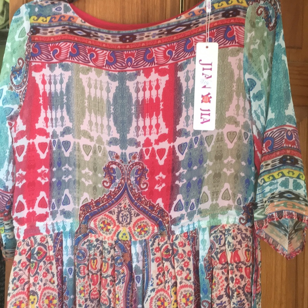 Boho midi dress